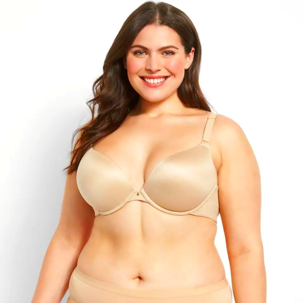 Lane Bryant Cacique Boost Plunge Invisable Backsmoother In Cafe' NWT Sz44D